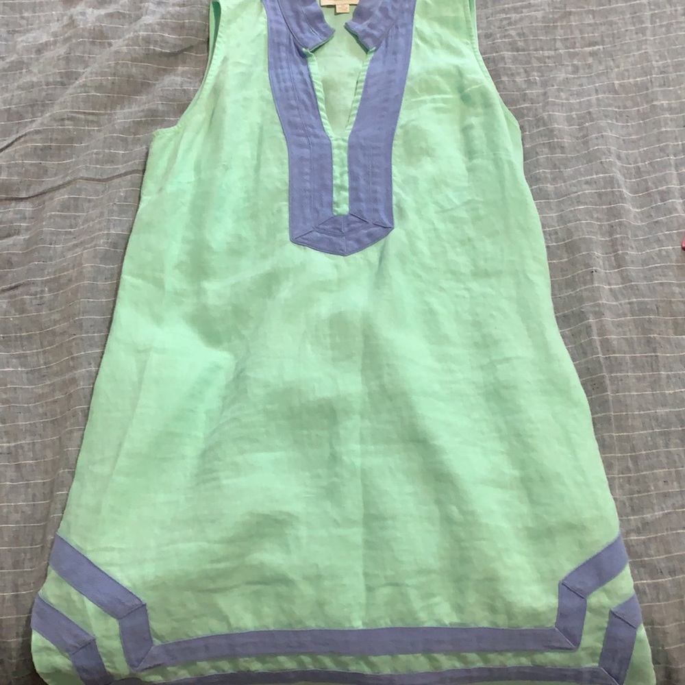 sail to sable linen dress size medium